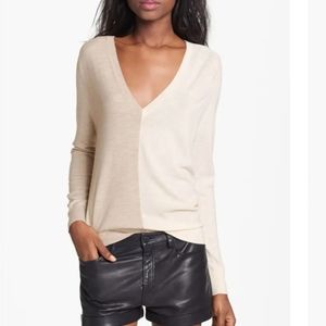 THEORY Beautiful Colorblock Sweater